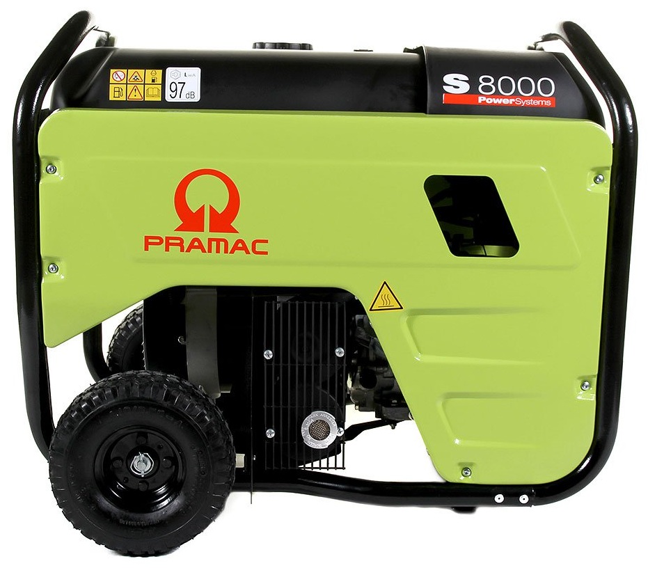 Бензиновый генератор Pramac S8000 3 фазы с АВР