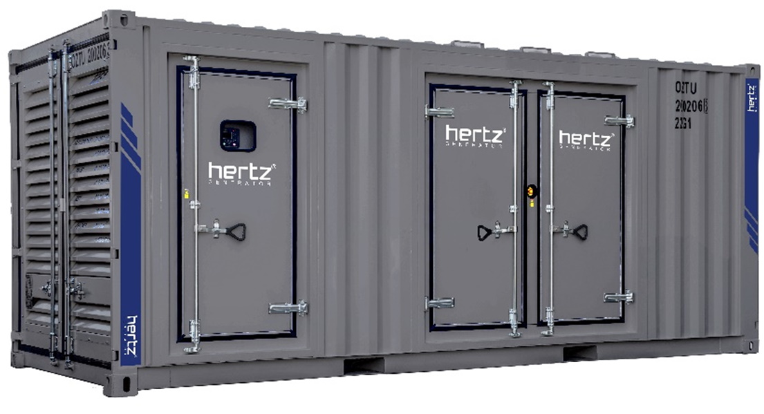 Дизельный генератор Hertz HG 712 BC в кожухе