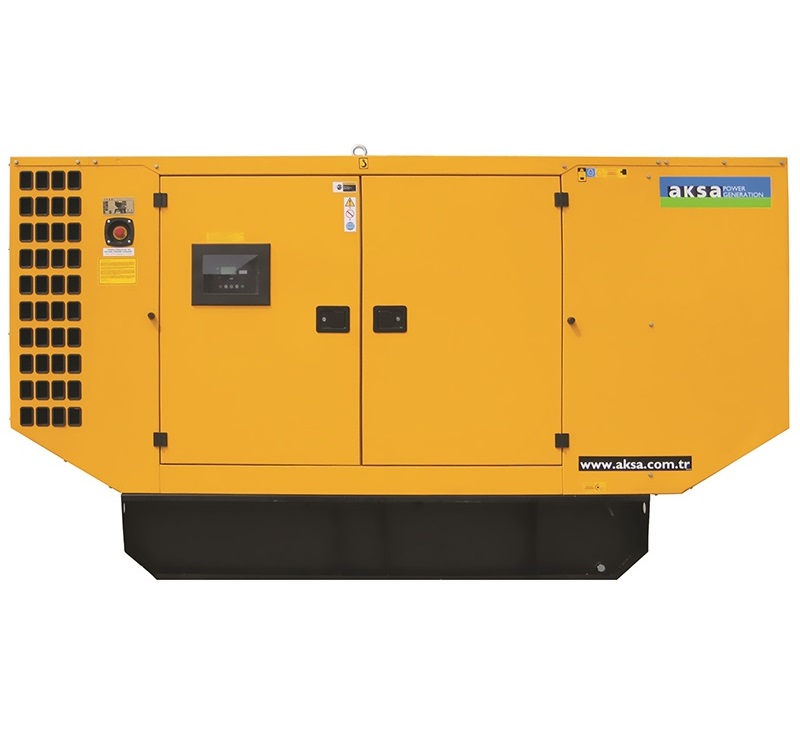 Дизельный генератор Aksa APD-88P в кожухе с АВР