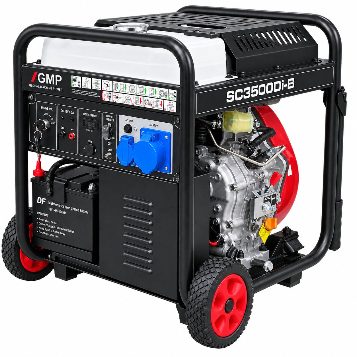 Дизельный генератор GMP SC3500Di-B