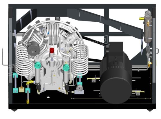 Компрессор для дыхания GMP MCH-C-450/300 (ГОСТ Р 53263-2019)