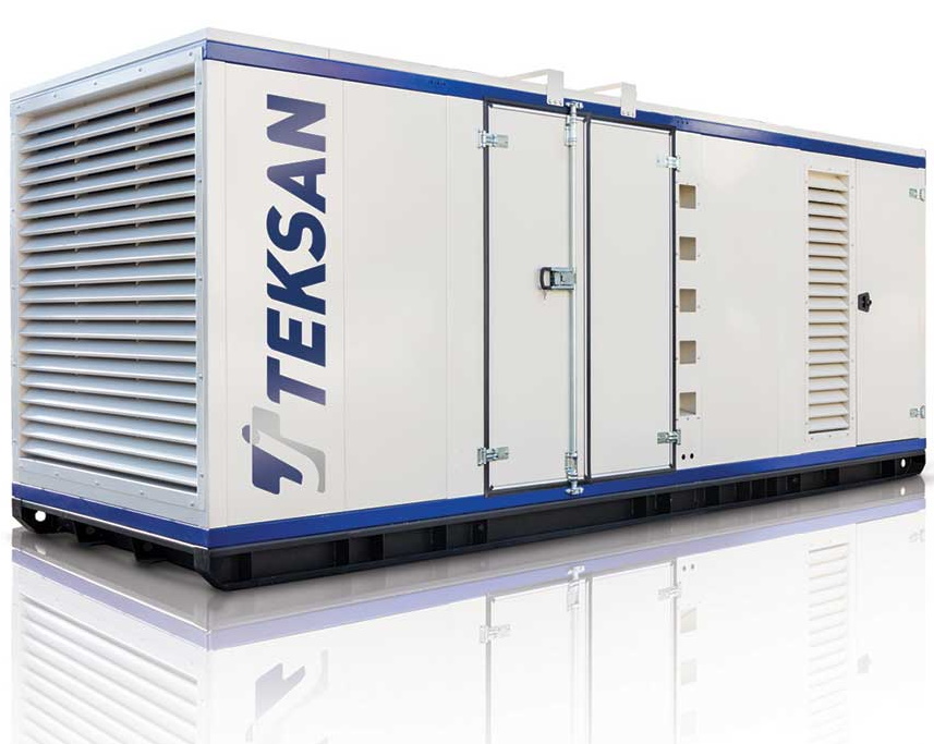 Дизельный генератор Teksan TJ1250PE в кожухе