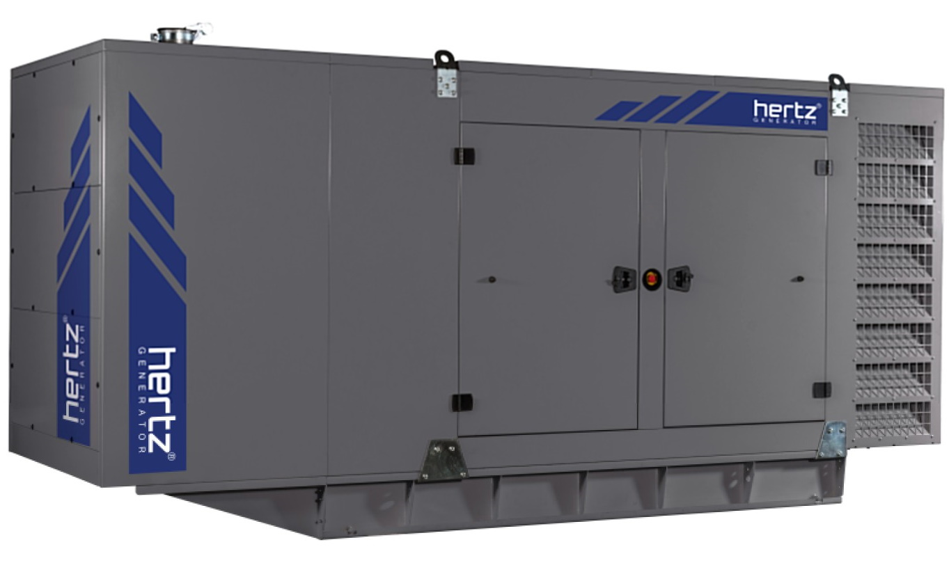 Дизельный генератор Hertz HG 660 DL в кожухе с АВР