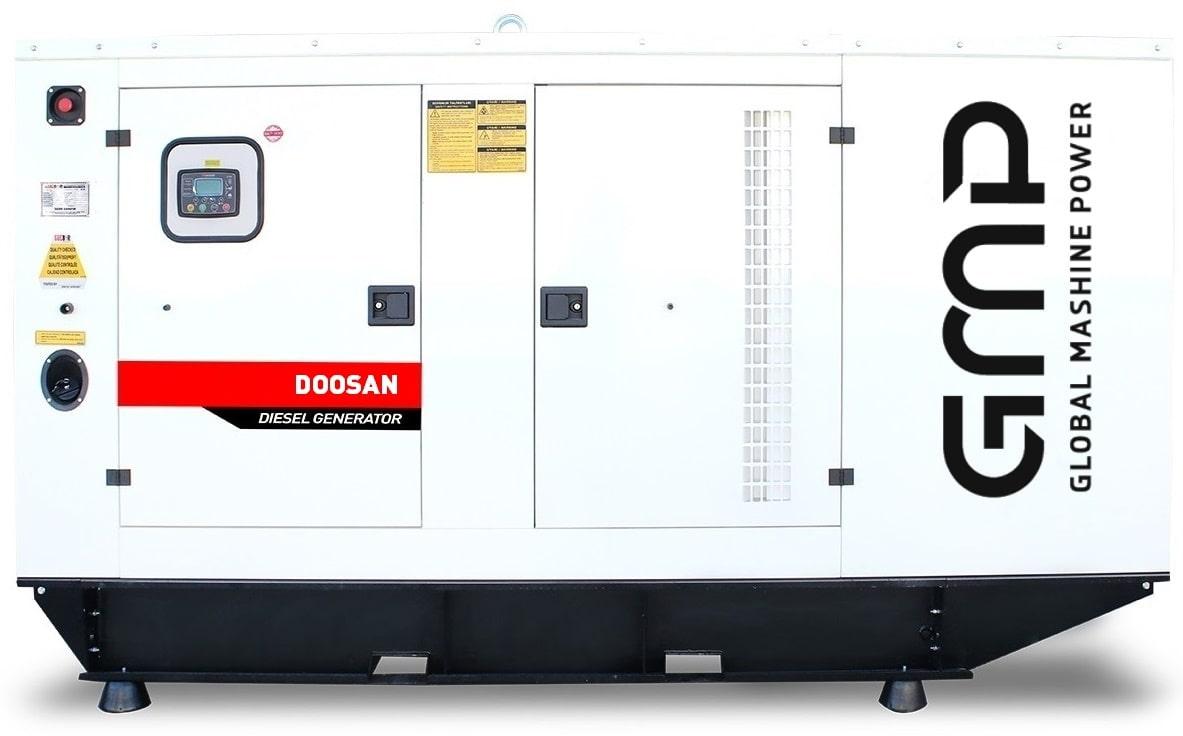 Дизельный генератор Doosan GMP 170DM в кожухе