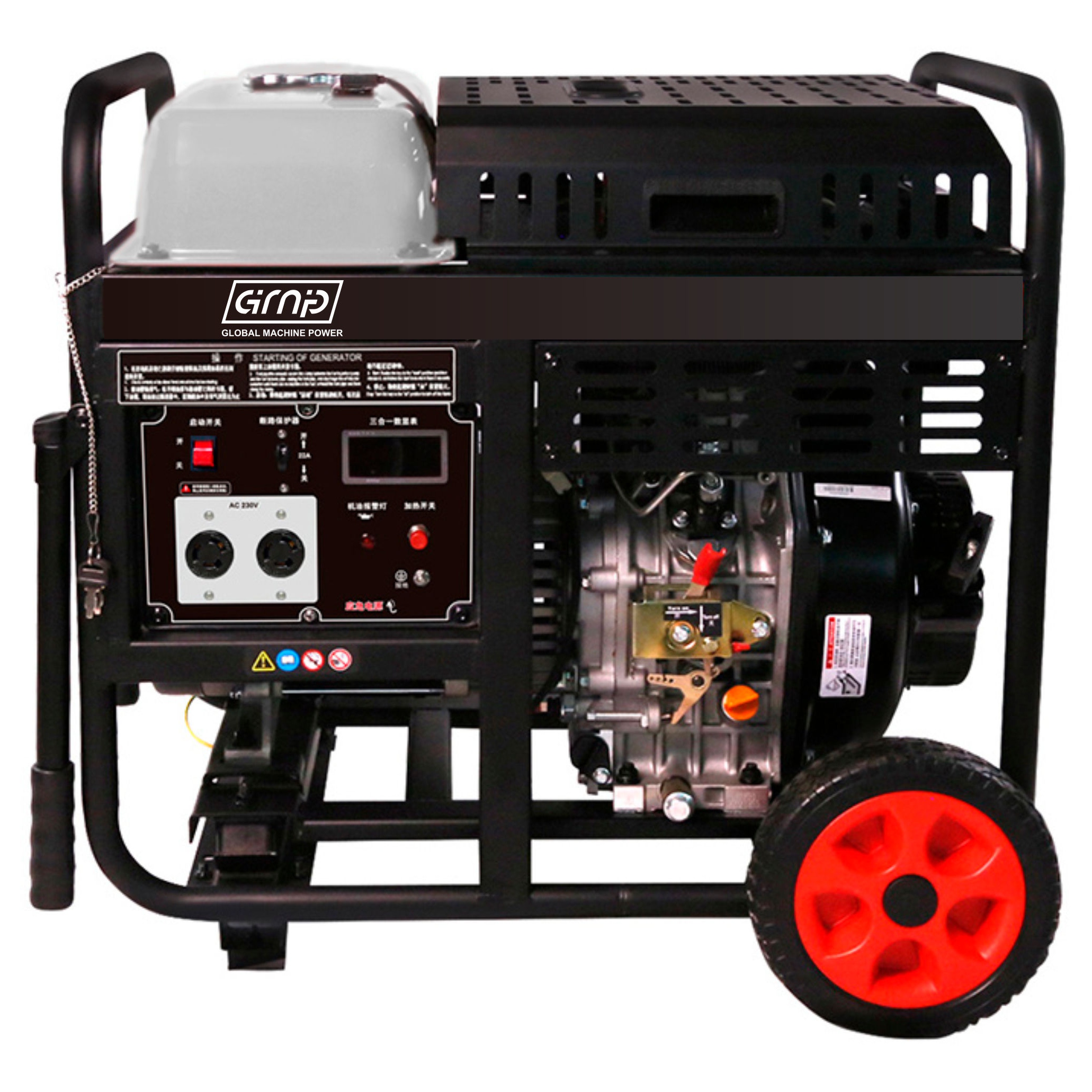 Дизельный генератор GMP DDAE 11000EX (переключатель 1/3 ф)