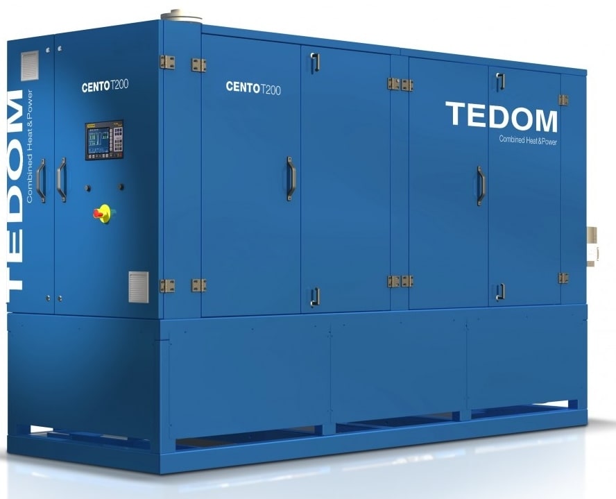 Газовый генератор Tedom Cento T120 в кожухе
