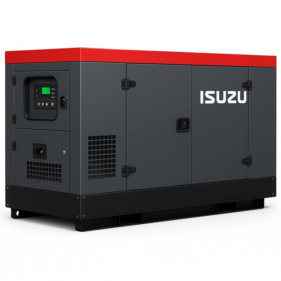 Дизельный генератор Isuzu GMP 28IA в кожухе