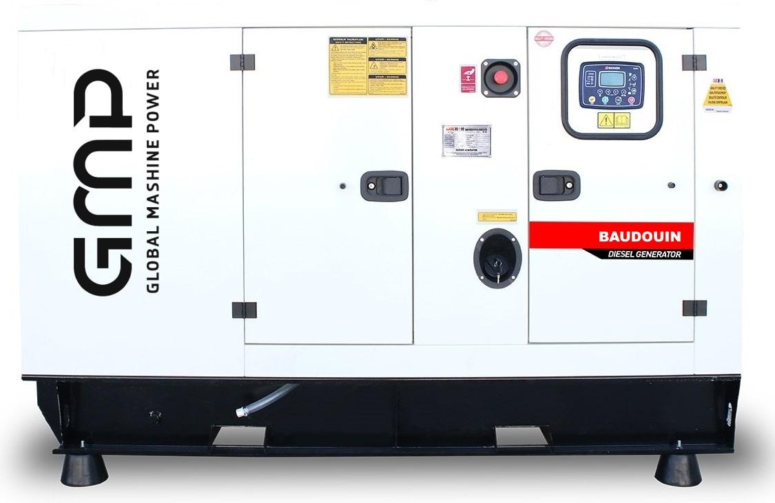 Дизельный генератор Baudouin GMP 88BM в кожухе