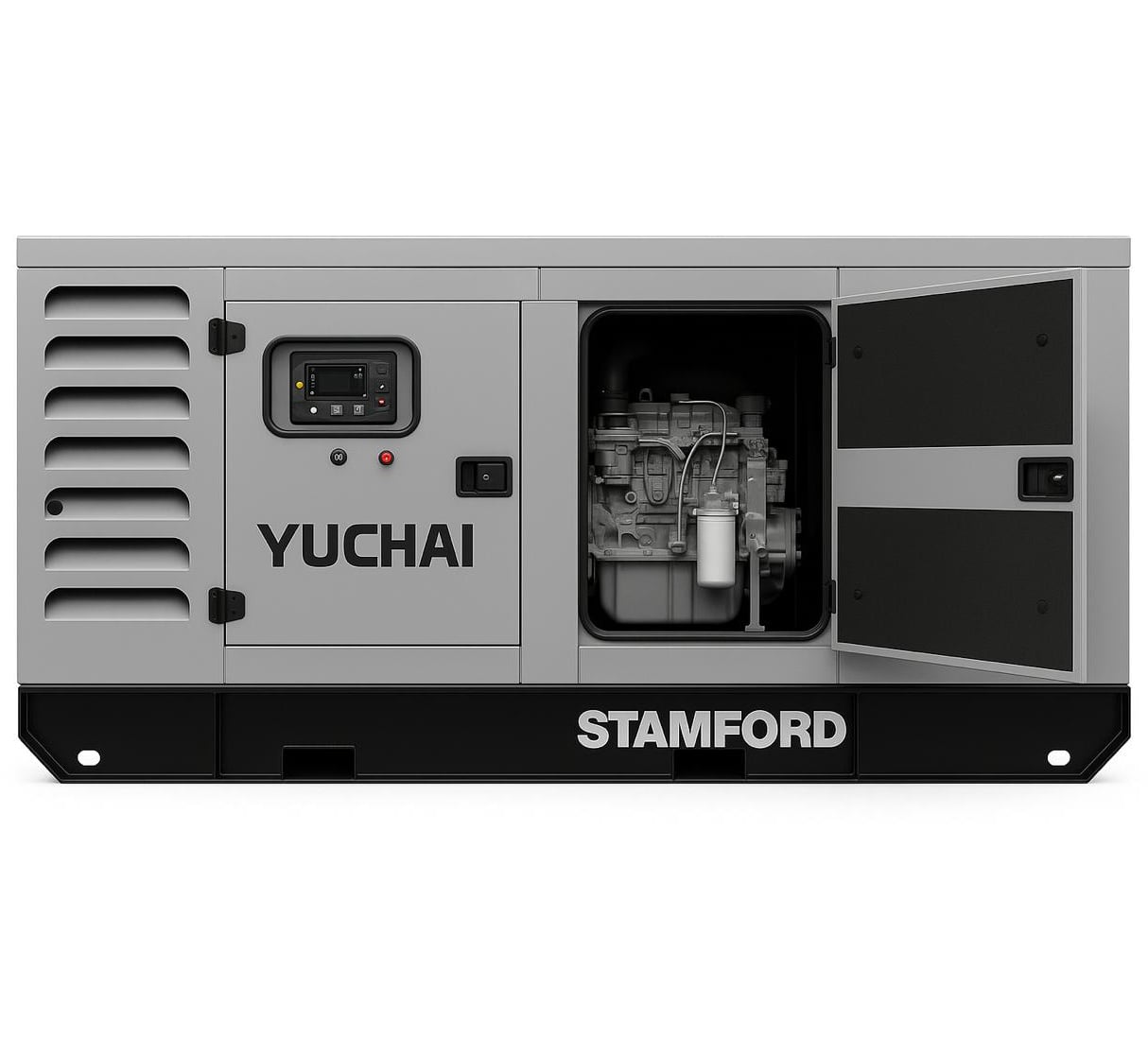 Дизельный генератор Yuchai GMP AY193 в кожухе