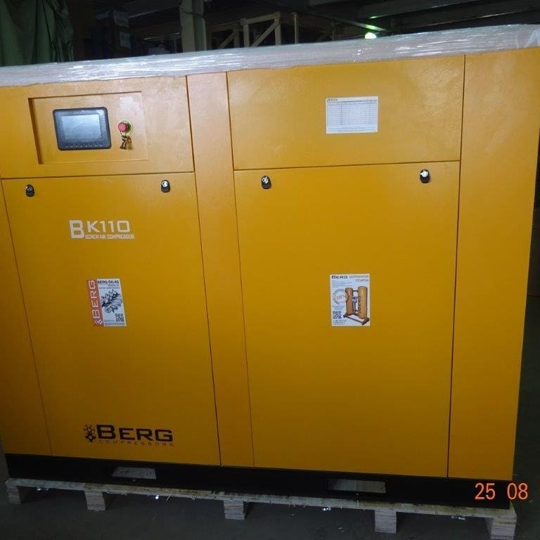 Поставка винтового компрессора Berg BK110-8