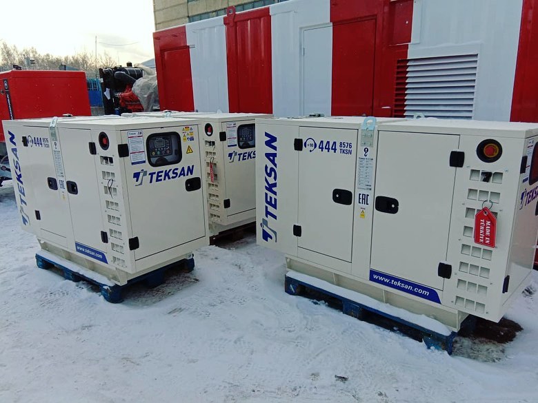 Поставка 3-х генераторов Teksan TJ22MS5L на базе двигателя Mitsubishi