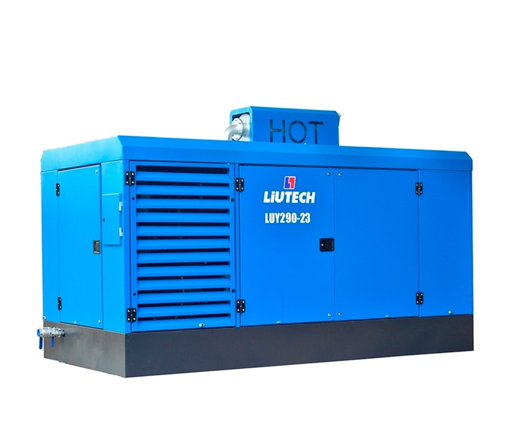 Дизельный компрессор LIUTECH LUY290-23 на шасси