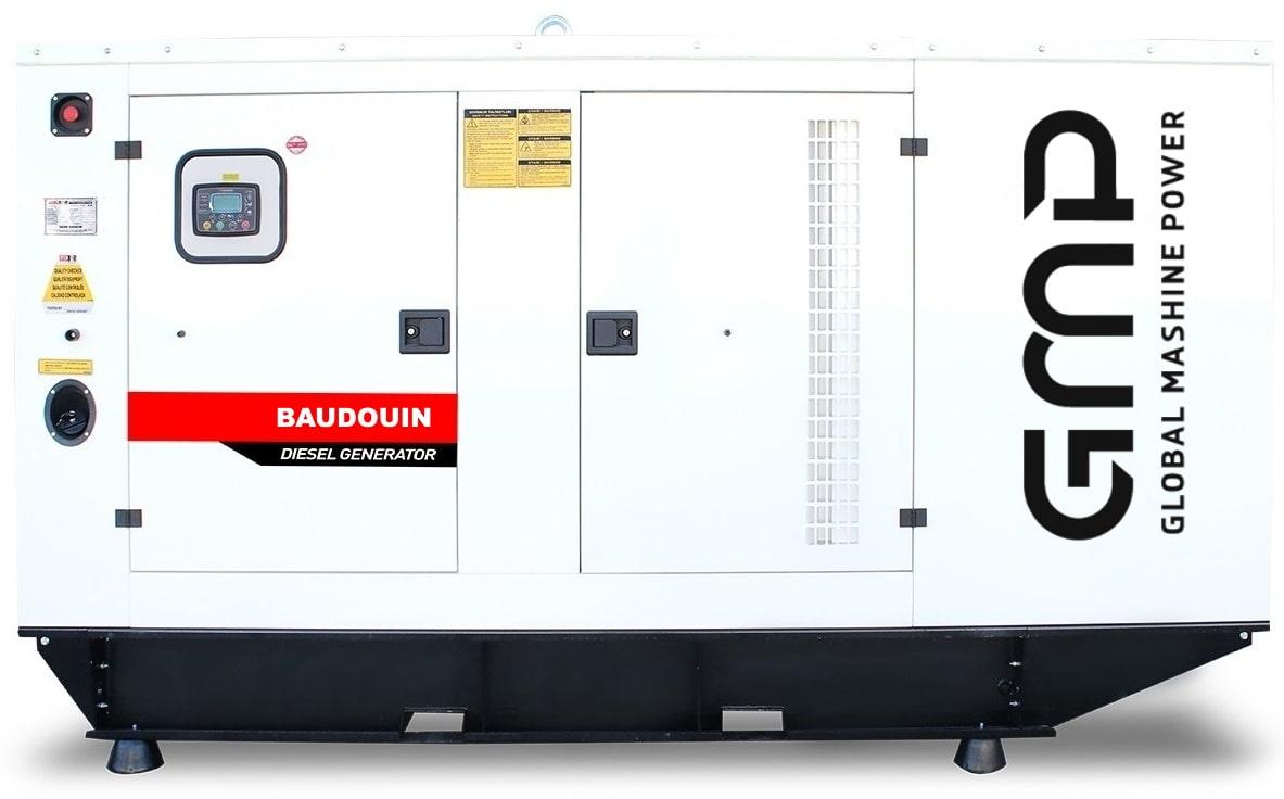 Дизельный генератор Baudouin GMP  250BM в кожухе