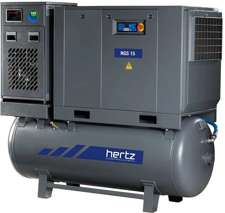 Винтовой компрессор Hertz HGS 7,5-10 500 Compact