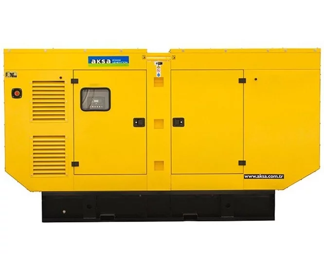 Дизельный генератор Aksa APD-220A в кожухе