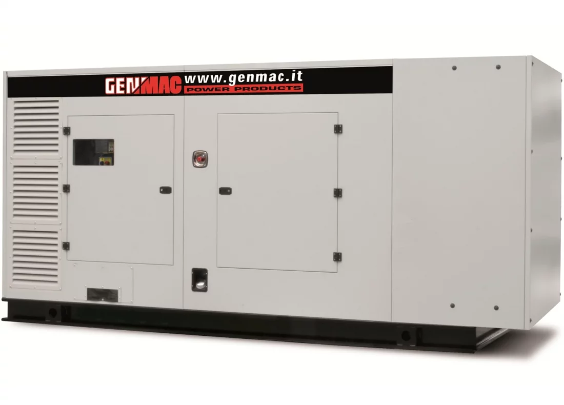 Дизельный генератор Genmac G300JS-E в кожухе