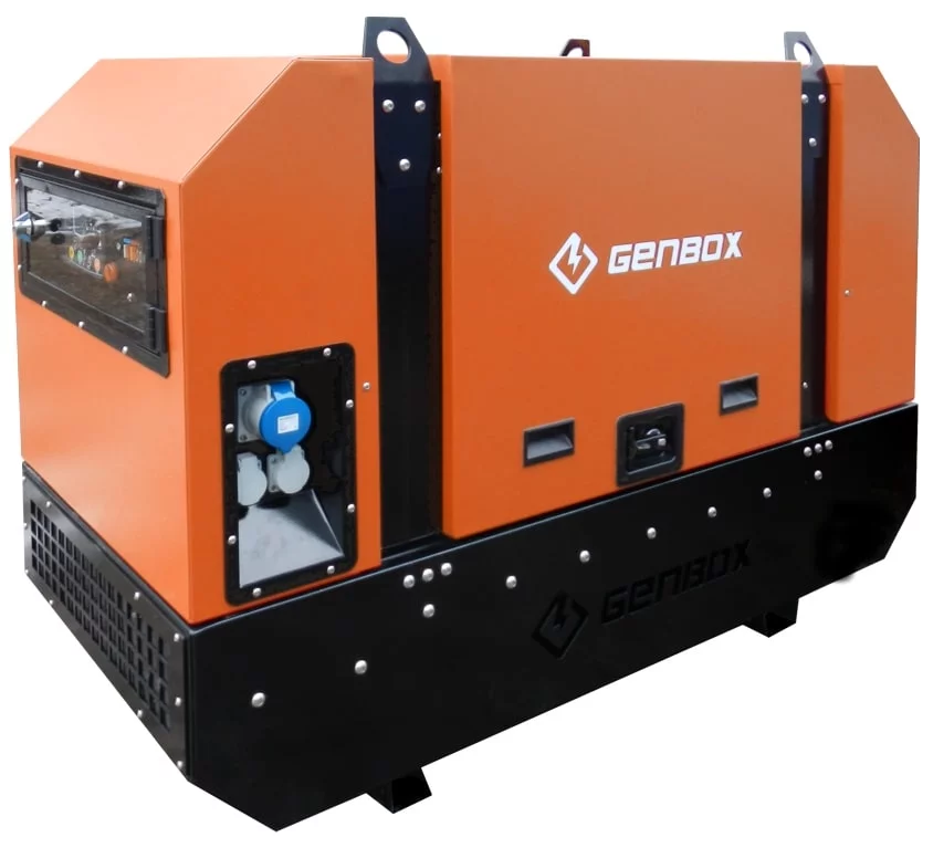 Дизельный генератор GENBOX JD120 в кожухе с АВР