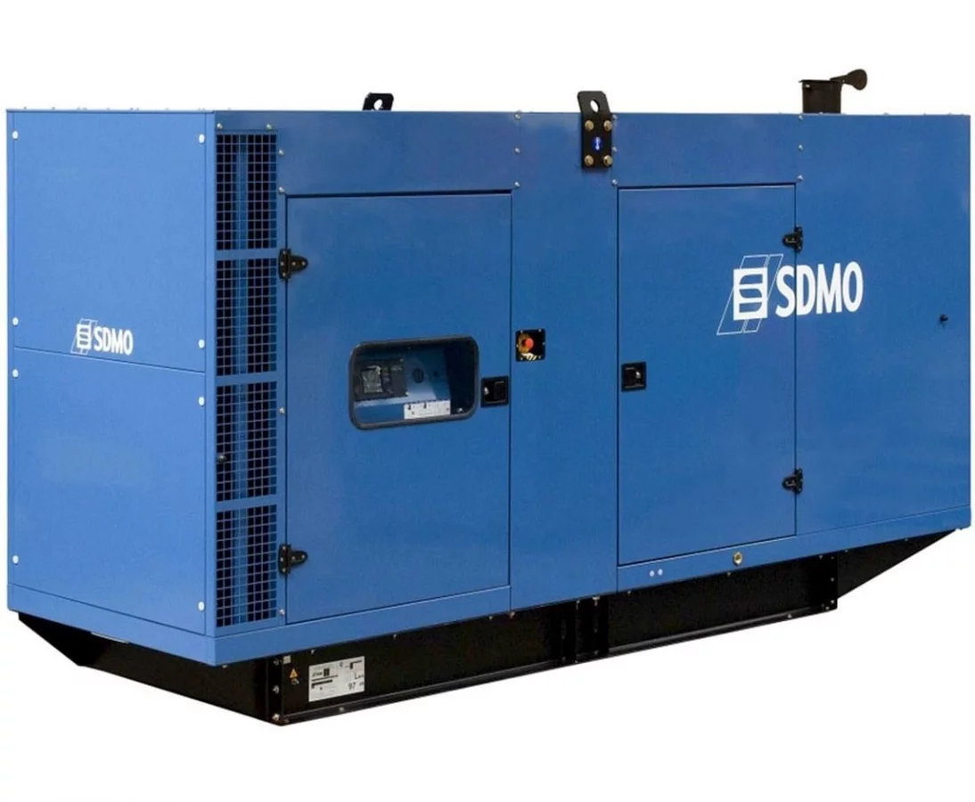 Дизельный генератор SDMO D330 в кожухе