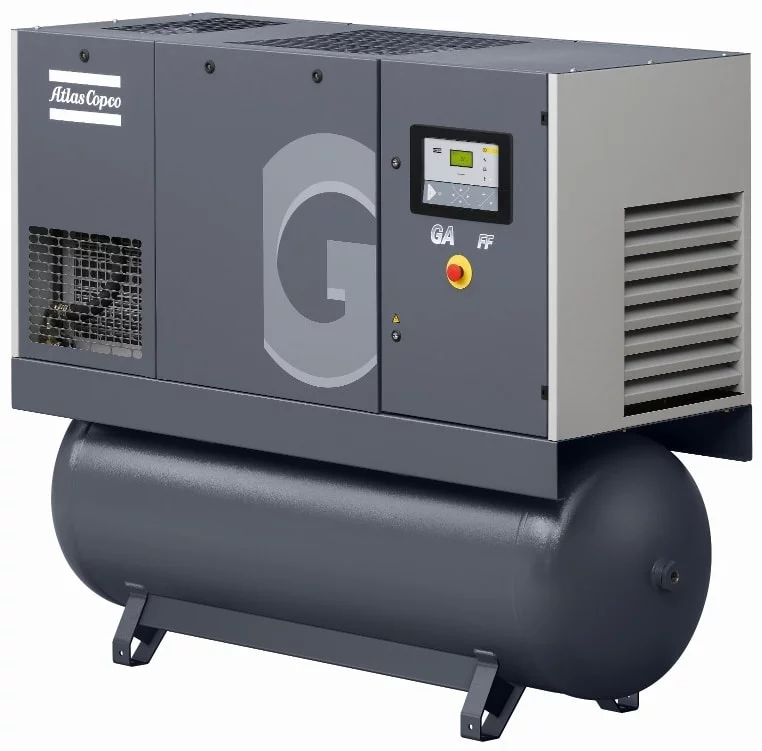 Винтовой компрессор Atlas Copco GA 22 13 FF с ресивером