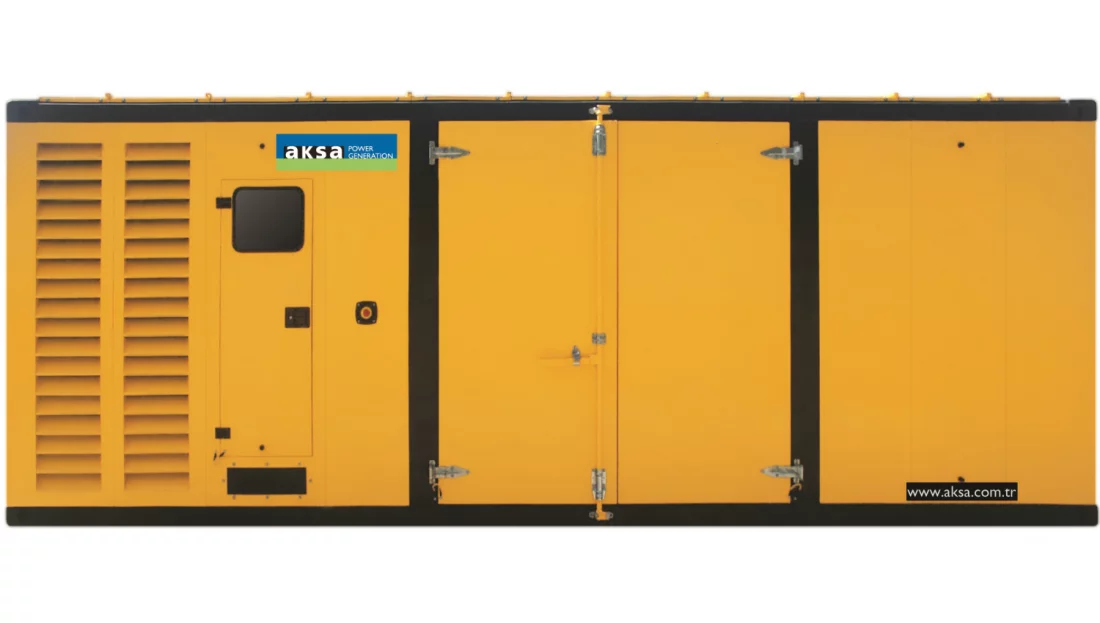 Дизельный генератор Aksa APD-1250P в кожухе