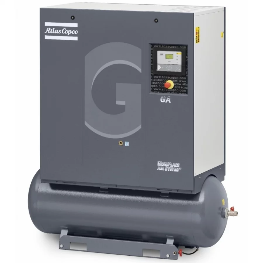 Винтовой компрессор Atlas Copco GA 11 10 с ресивером