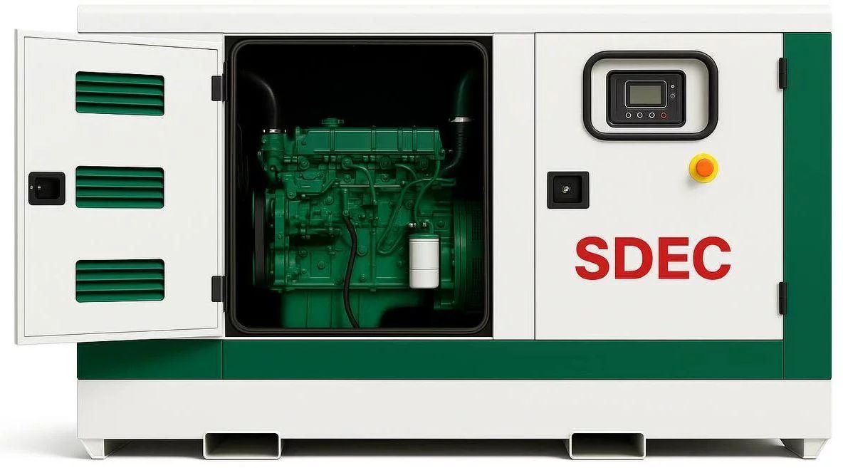 Дизельный генератор SDEC GMP 688SD в кожухе