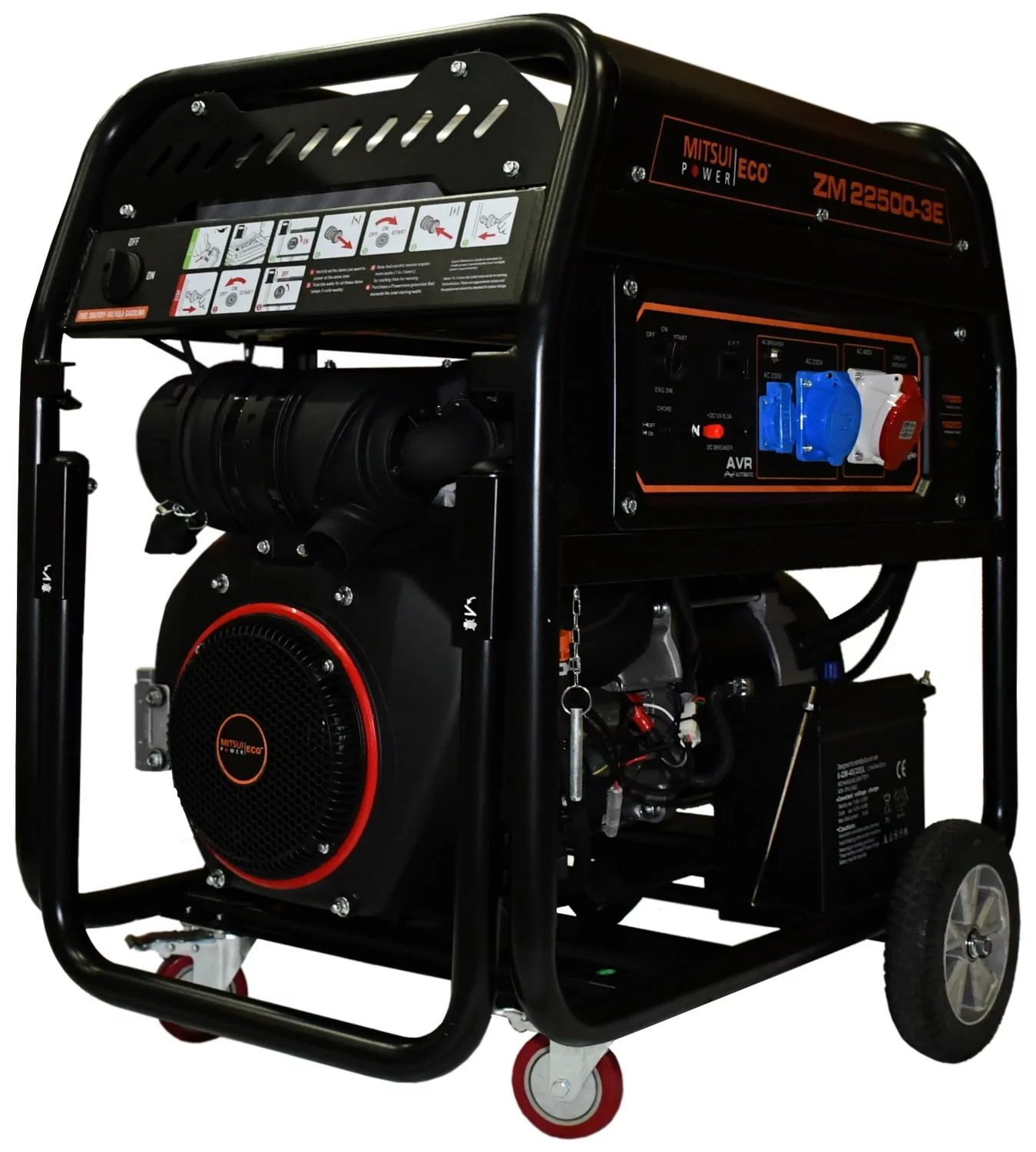 Бензиновый генератор Mitsui Power ZM 22500 E-3 с АВР
