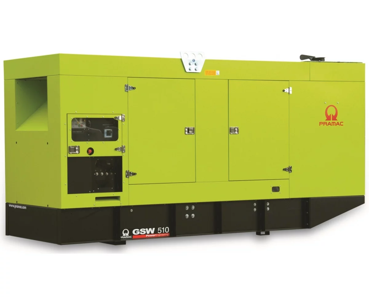 Дизельный генератор Pramac GSW 510 V в кожухе