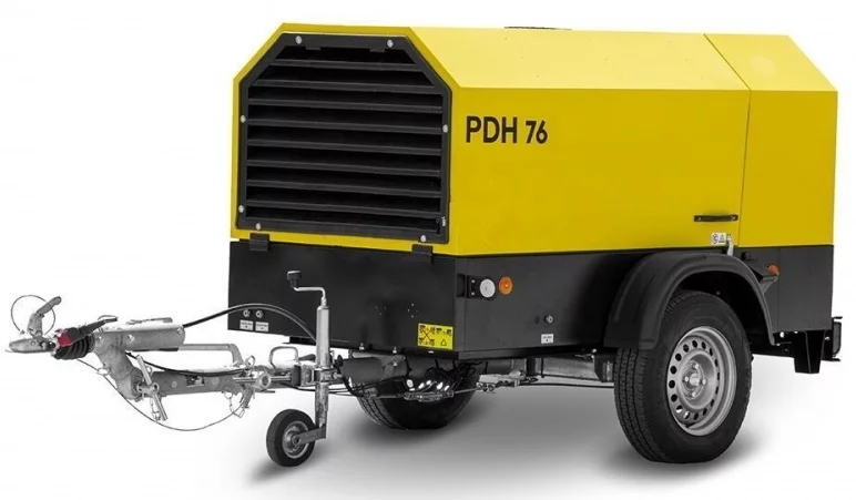 Дизельный компрессор Dalgakiran PDH 76-7 (фикс с тормозом)