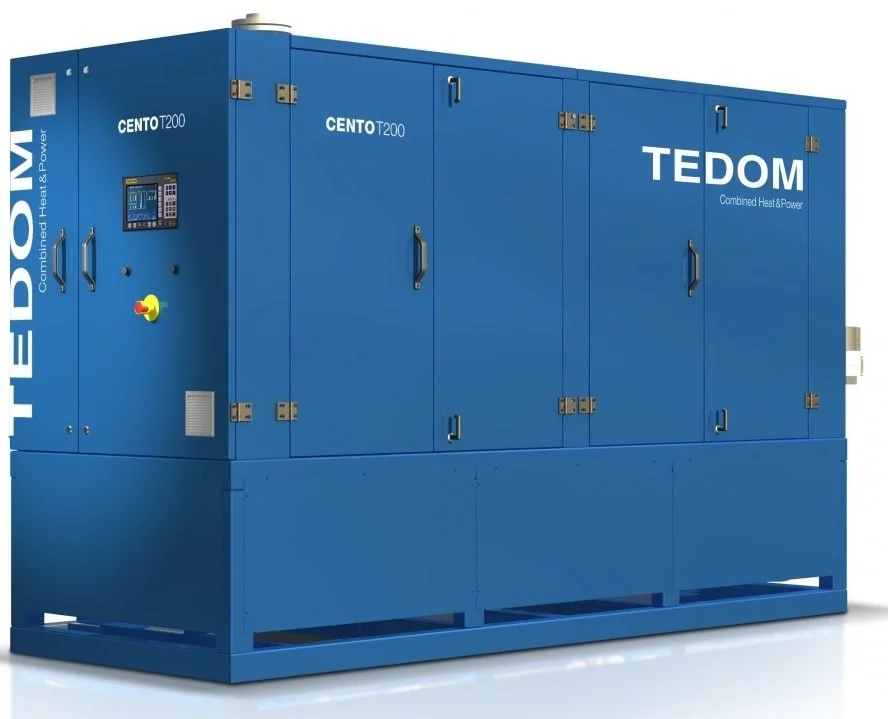 Газовый генератор Tedom Quanto D1200 в кожухе