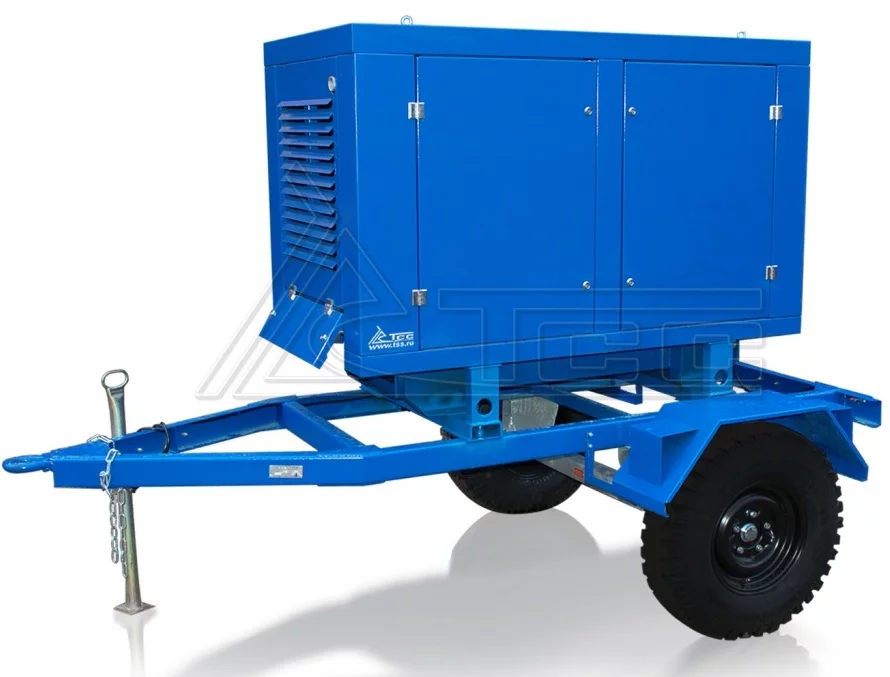Дизельный генератор ТСС АД-12С-230-1РПМ13 на шасси
