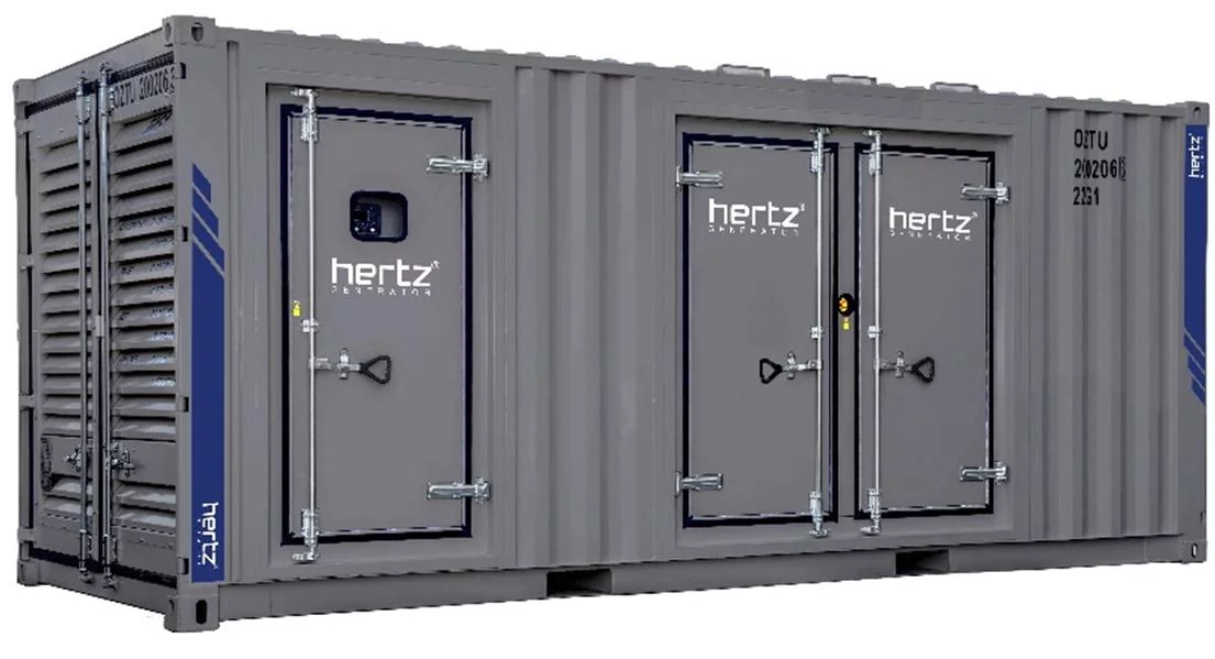 Дизельный генератор Hertz HG 1400 BC в кожухе