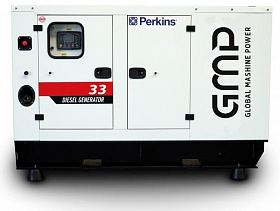 Дизельный генератор Perkins GMP 33PM в кожухе — фото 3