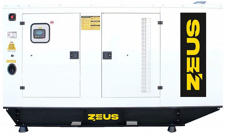Дизельный генератор Zeus AD320-T400D в кожухе