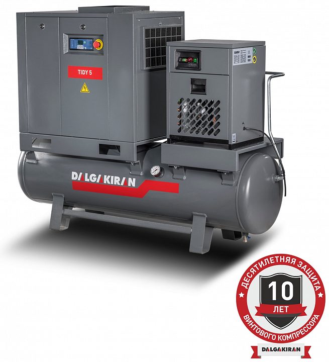 Винтовой компрессор DALGAKIRAN Tidy 4-10 250D Compact