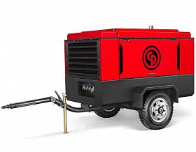 Винтовой компрессор Chicago Pneumatic CPS 400 Е на шасси — фото 1