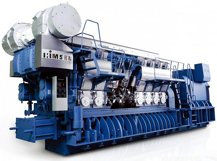 Газодизельный генератор Hyundai HiMSEN 20H35DFV