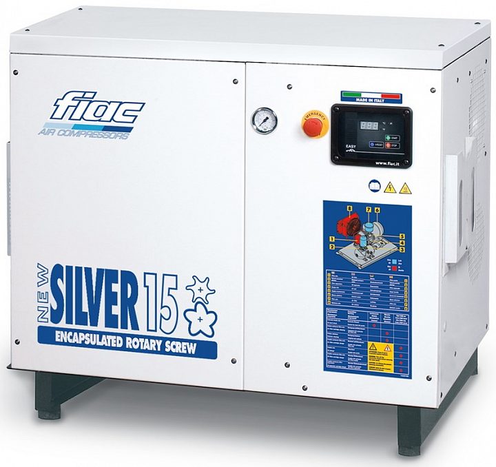 Винтовой компрессор Fiac NEW SILVER 15 SD 10