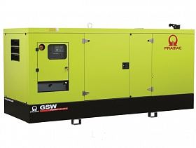 Дизельный генератор Pramac GSW 220 D в кожухе — фото 1