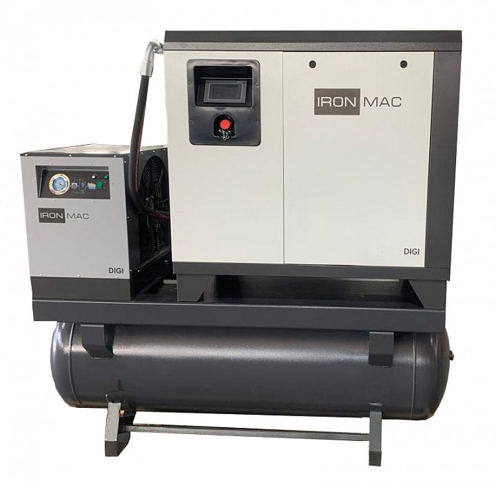 Винтовой компрессор IRONMAC IC 20/15 DIGI WiFi DF 500L