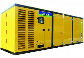 Дизельный генератор Aksa AC-880 в кожухе — фото 1