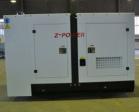 Дизельный генератор Z-Power ZP110P в кожухе — фото 2