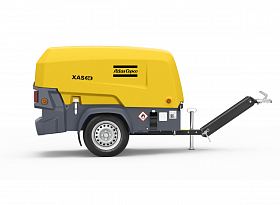 Дизельный компрессор Atlas Copco XAS 68 KD на шасси — фото 2