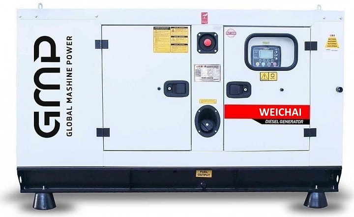 Дизельный генератор Weichai GMP 69WA в кожухе