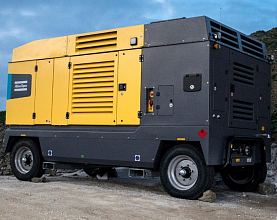 Дизельный компрессор Atlas Copco Y 1260 15 на шасси — фото 1