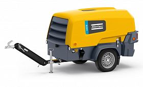 Дизельный компрессор Atlas Copco XAS 88 KD на шасси — фото 2
