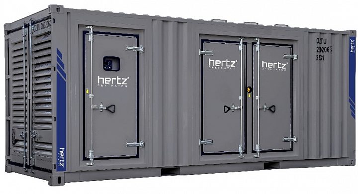 Дизельный генератор Hertz HG 750 BC в кожухе