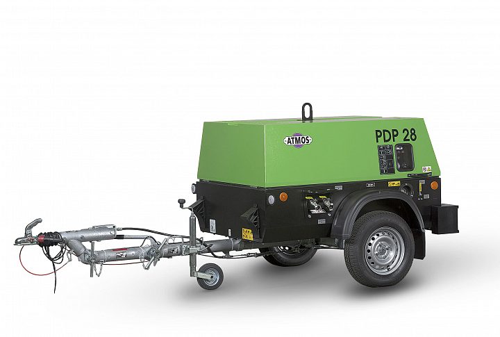Дизельный компрессор Atmos PDP 28 7 фикс без тормоза