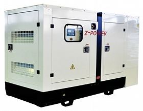 Дизельный генератор Z-Power ZP110P в кожухе — фото 1