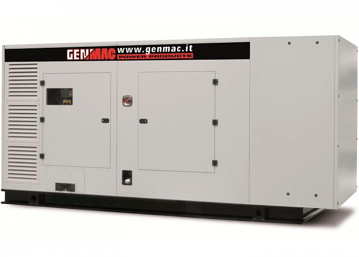 Дизельный генератор Genmac G400IS в кожухе с АВР